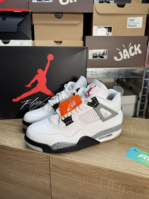 Air Jordan 4 White Cement
